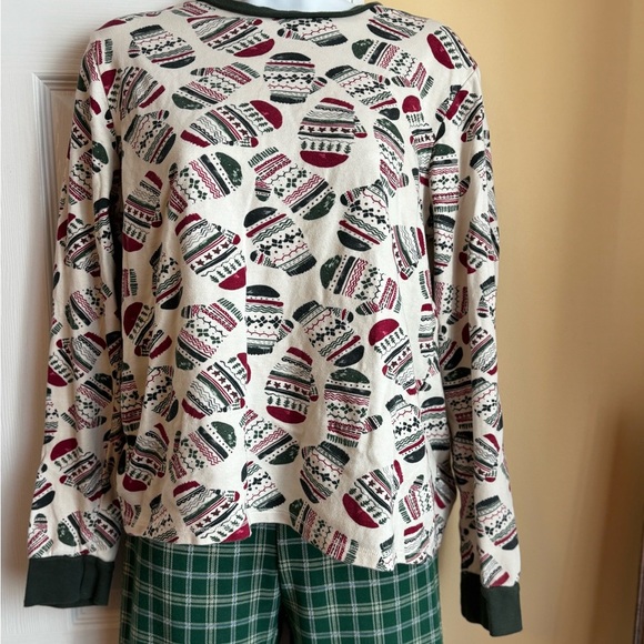 Burt’s Bees Mitten Women’s Holiday Pajama Top - Size Large - Picture 10 of 10